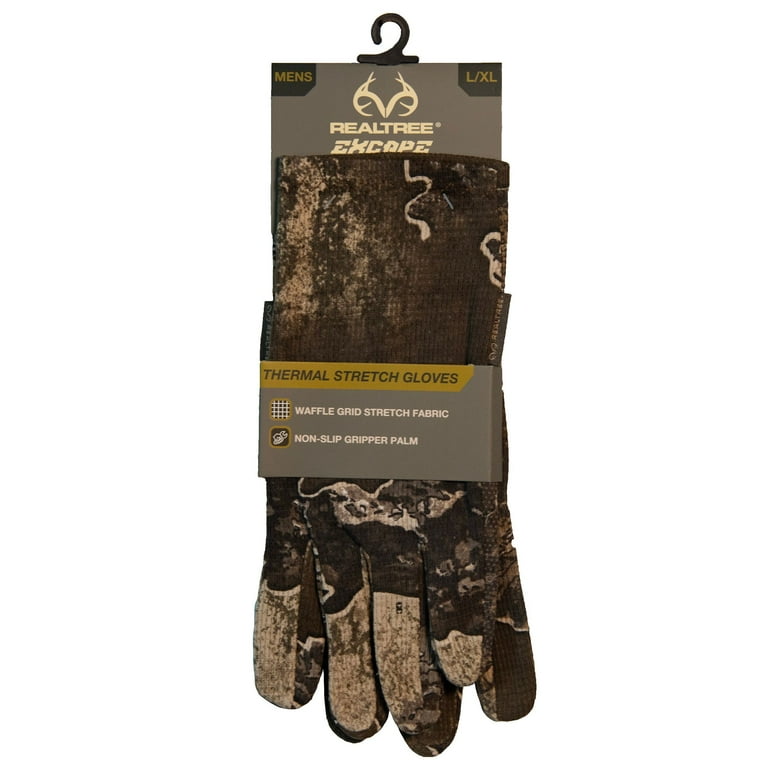 Realtree Thermal Stretch Hunting Gloves - men's Winter Gear
