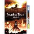 thumbnail image 1 of shiyou-Attack on Titan - Fire Wall Poster, 1 of 4