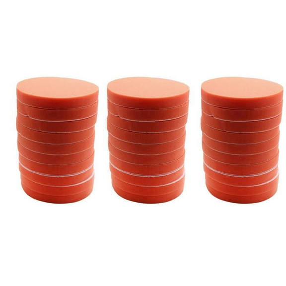 30Pc 180mm 7 Inch Flat Sponge Gross Polishing Buffing Pad Kit for Car Polisher Clean Waxing Auto Paint Maintenance Care
