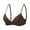 Brown, variant on Gkeoshab Nursing Bras Women Printed Soft Wireless Bra High Support Bralette Comfortable & Breathable Black S