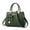 Army Green, variant on 11.02IN Women's Satchel Handbag, Stylish Tote Purse with Bowknot Decor, Vegan Leather Crossbody Shoulder Bag for Work, Travel, and Daily Use,Army Green