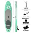 thumbnail image 6 of Fbsport Inflatable Elextric Paddle Board, Stand UP Paddleboard 11' Length with Electric Pump SUP Accessories, 6 of 6