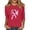 1-Red, variant on Stylish Casual Printed 3/4 Sleeve Top For – Half Sleeve T Shirt With Eye Catching Graphic For Everyday Wear