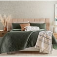thumbnail image 3 of GEORGE OLIVE GREEN COLOR SPECIAL FABRIC ULTRA SLIM REVERSIBLE COMFORTER 1 PCS KING SIZE MADE IN MEXICO, 3 of 6