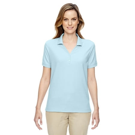 Devon & Jones Ladies' Pima Piqué Short-Sleeve Y-Collar Polo
