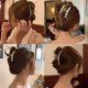 thumbnail image 3 of Pinzas para el cabello de perlas para mujer, 4 tamaños grandes, medianos, pequeños, sujeción fuerte, 3 of 5