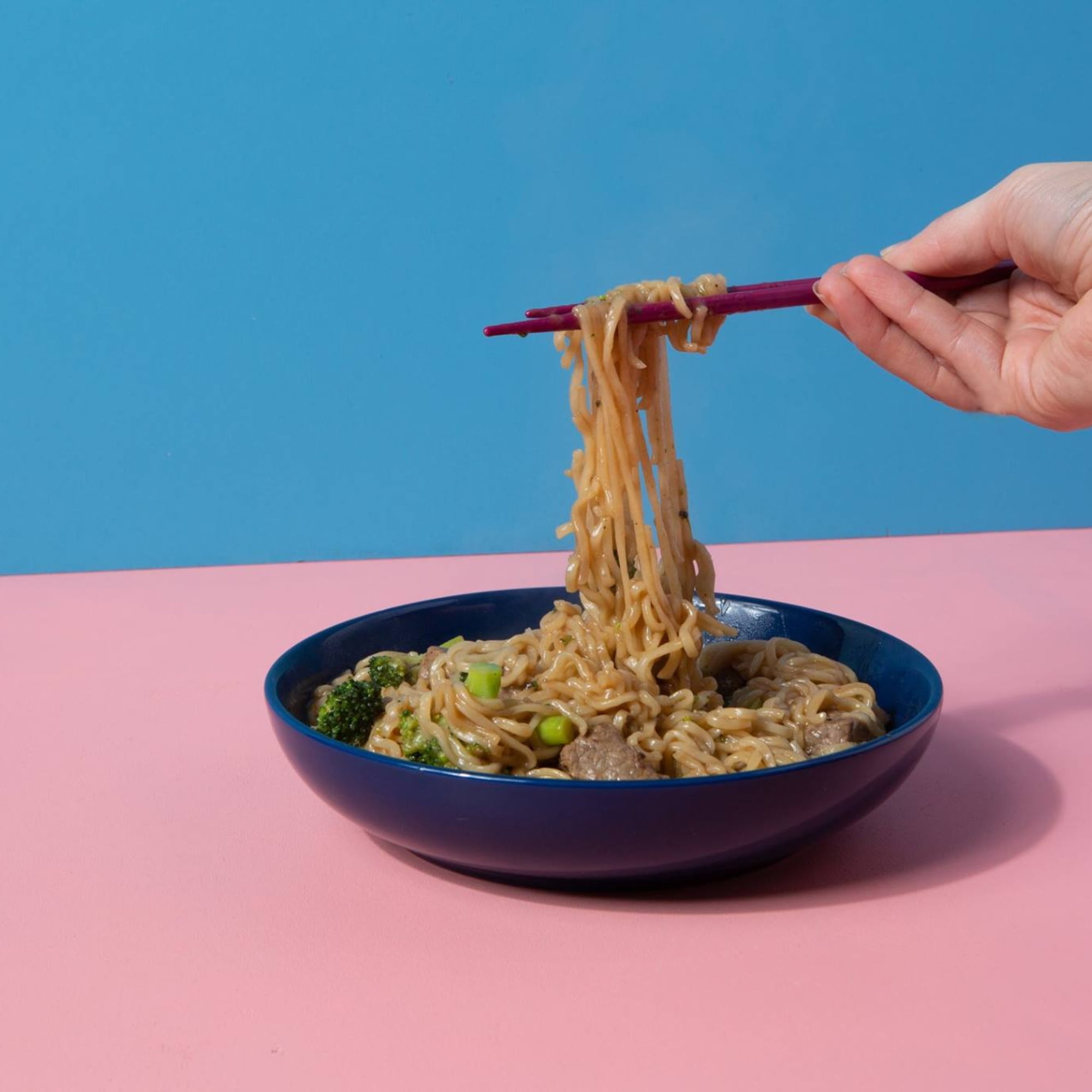 Everyday Necessiteez Yakisoba Instant Noodles in 4 Different Flavors 4 ounce(8 Count) Just add Water Meal Noodle Breakfast Dinner Warm Snacks Home Kitchen College Food Gift w/ Tote & Bonus Porte Pot