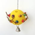 thumbnail image 5 of Colorful Bead Parrot Toy Birdcage Toy Cage Accessories Tearing Entertainment Toy Perches Cockatoos Cage Supply, 5 of 8