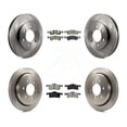 thumbnail image 1 of Transit Auto Front Rear Disc Brake Rotors and Semi-Metallic Pads Kit for Car Ford Expedition Lincoln Navigator K8S-100883, 1 of 11