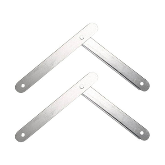 2x Folding Step Ladder Hinge Attachment Ladder Accessories Folding Stepladders Tie Rod Replacement Kit White