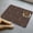 Brown, variant on Dog Food Mats for Floors Absorbent, Pet Cat Food Mat - Quick Dry Dog Bowl Mats for Food and Water, Eco-Friendly Boho Pet Supplies 12"x20"
