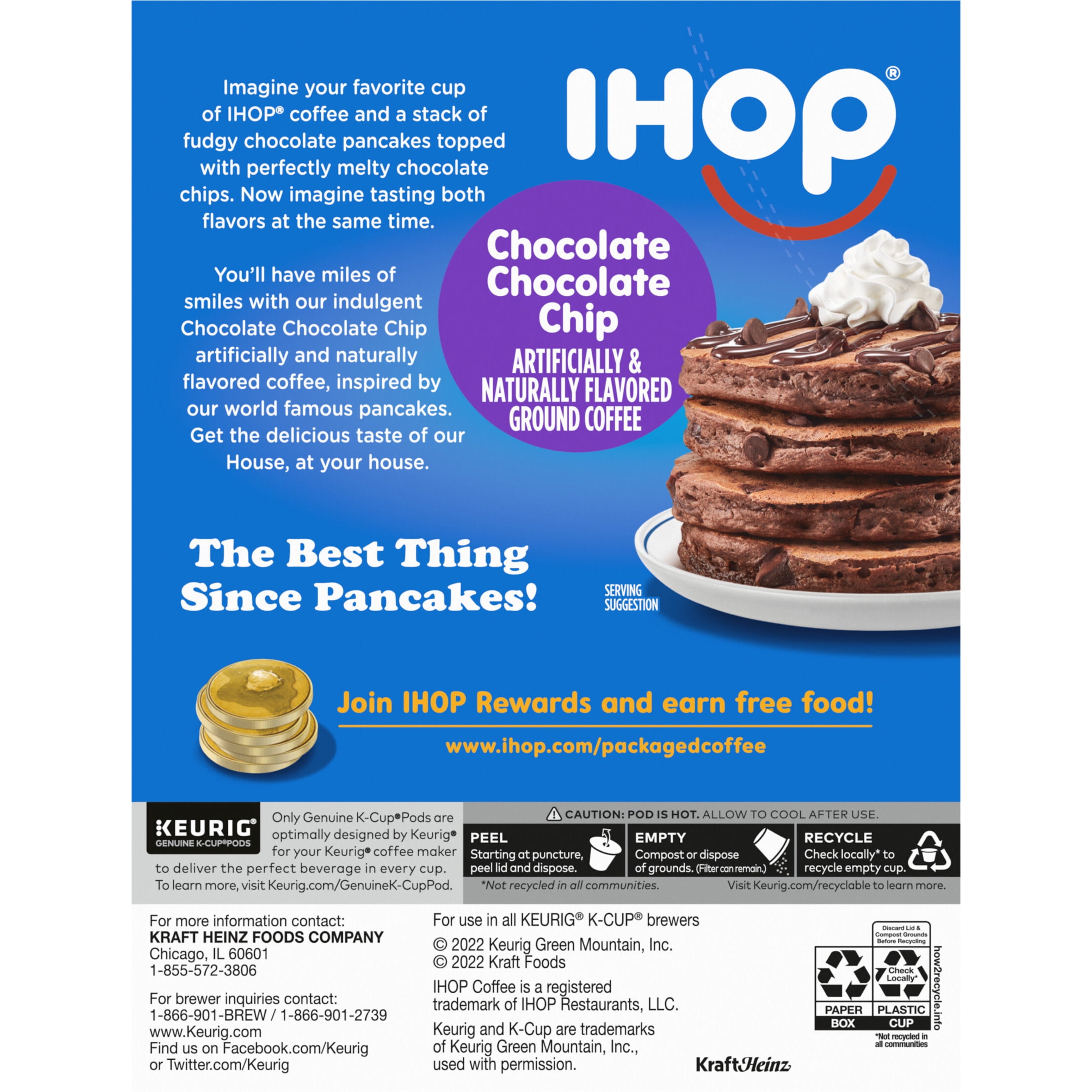 IHOP Chocolate Chocolate Chip Keurig K-Cup Coffee Pods, 3.4 oz - Kroger