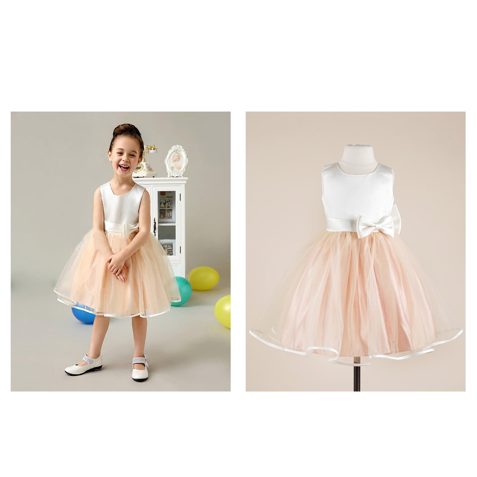 blush tutu flower girl dresses
