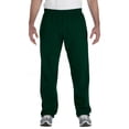 thumbnail image 1 of Gildan G184 Men's Open-Bottom Sweatpants -Forest Green-5X-Large, 1 of 2