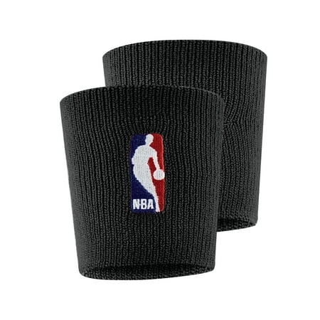 Nike Double Wide Wristbands - NBA Nike Wristbands - Black - No Size