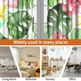 thumbnail image 6 of Lfeey Palm Tree Tropical Blackout Curtains, Green Botanical Print for Living Room Kitchen, 42x72 Inches, Set of 2, 6 of 6