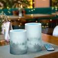 thumbnail image 3 of Yayeee Flameless Candles with Remote Flickering Battery Operated Multi Color Changing, Foggy Forest, 3 of 7