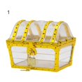 thumbnail image 3 of Cheers.US Plastic Transparent Antique Pirate Treasure Box with Lock and Key, Treasure Toy Box PrizesToy Can be Used For Long Time,Premium Texture and Exquisite Workmanship for Kids, 3 of 14
