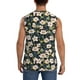 thumbnail image 4 of Fotbe Flowers Men's Camiseta sin Mangas Estampada para Hombres, Playera Casual para Gimnasio, Entrenamiento, Playa-Medium, 4 of 7