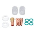 thumbnail image 1 of Welder Glass Cup, PTFE Front Cover TIG Welding Accessory Standard Design 13Pcs  For Replacement, 1 of 8