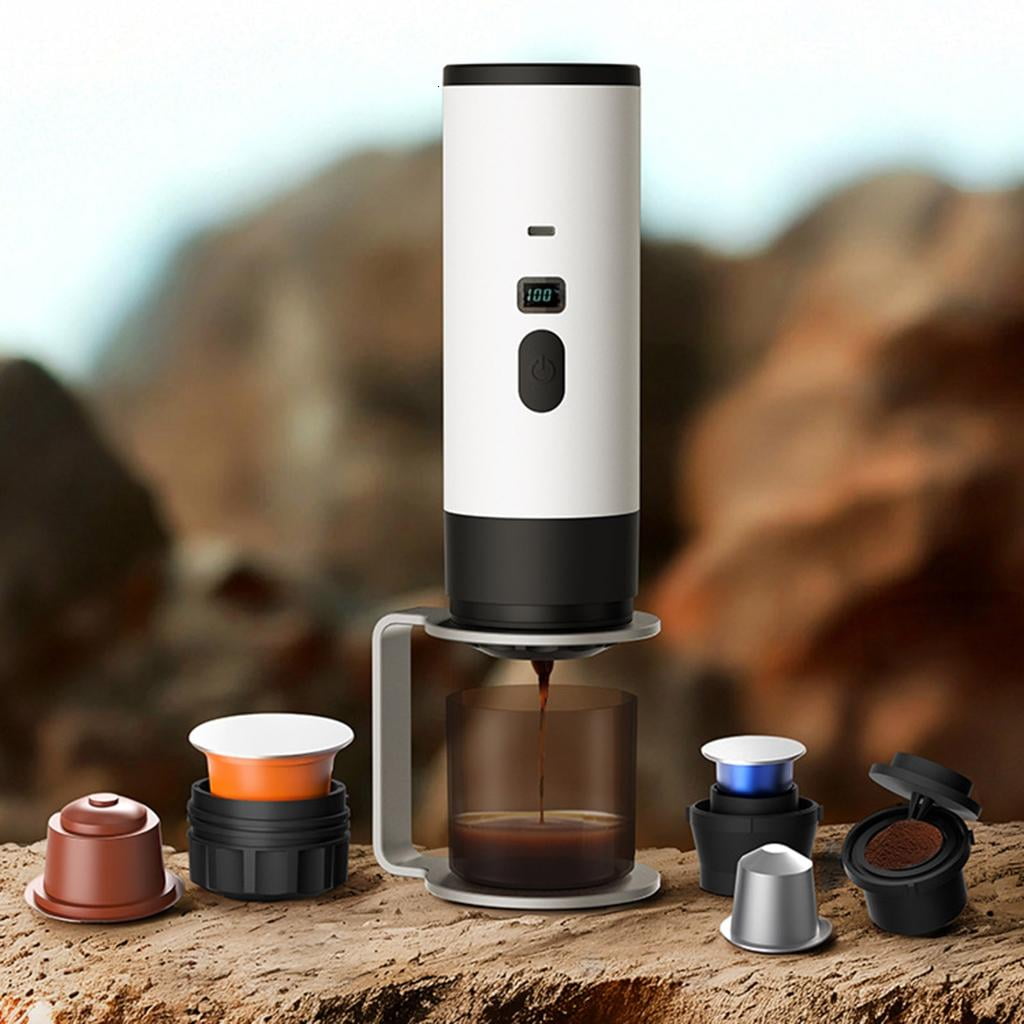 Compacts Electric Capsuled Coffee Espresso Machine 90°C Auto Heating Technology USB Rechargeable For Mobile Lifestyle