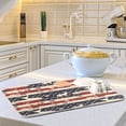 thumbnail image 6 of American Flag and Animals Dish Drying Mat 16x18 Absorbent Microfiber Draining Rack Pad for Kitchen Counter Sink, 6 of 8