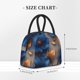thumbnail image 2 of Disketp Elegant Blue Gold Blooms Bolsa Térmica para Almuerzo, Lonchera con Abertura Amplia y Gran Capacidad, Organizador Reutilizable para Mujeres, Hombres y Adultos, 2 of 6