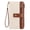 Brown White, variant on Wallet for Women Clutch RFID Blocking Wristlet Leather Purse Large Capacity Credit Card Holder with Grip Hand Strap