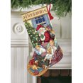 thumbnail image 2 of Dimensions GOld Collection Counted Cross Stitch Kit 16" Long-Sweet Dreams Stocking (18 Count) 8740, 2 of 2