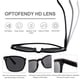thumbnail image 3 of Gafas de sol progresivas OPTOFENDY Black UV400 +3.0, 3 of 7