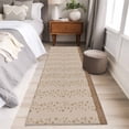 thumbnail image 5 of Pink Brown Floral 2'x6' Runner Rug, Spring Flowers Washable Non-Slip Area Rugs for Hallway Kitchen Floor Bedroom Entryway, StainResistant Laundry Carpet Decoration Indoor Mat Farmhouse Botanical, 5 of 9