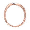 thumbnail image 2 of 0.15 Carat Diamond Wedding Anniversary Ring in 14K Rose Gold(Ring Size 10) (SI1-SI2 Clarity), 2 of 4