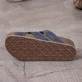 thumbnail image 3 of Xucatan Summer Sandals for Women, Fashionable Wedge Slide, Faux Leather Upper with Buckle Detail, All Day Cushioned Support Gift, 3 of 9