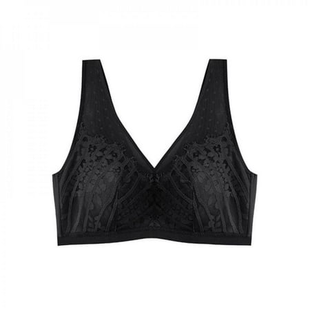 

Velocity Elegant Mesh Lace Beauty Back Breathable Sleeping Bra French Style Push Up Side Chest Gathering Anti-Sag Charming Underwear
