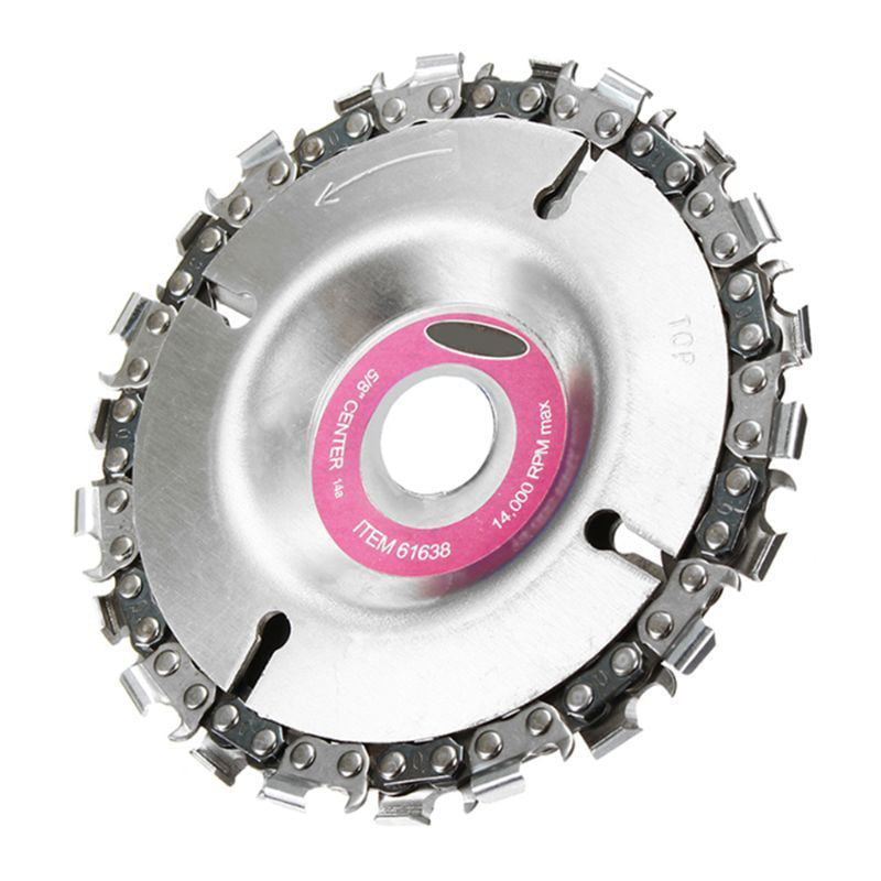 4 Inch Grinder Disc and Chain 22 Tooth Fine Cut Chain For 100/115 Angle Grinder 