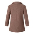 thumbnail image 2 of Richie House Girls' Double-breasted Wool Coat RH2143, 2 of 2