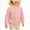 Pink, variant on 3-4 Years Toddler Girl Sweaters Cable Knit Long Sleeve Crewneck Chunky Crochet Cardigans Fall Winter Cardigan Sweater Pink School Sweater Coat