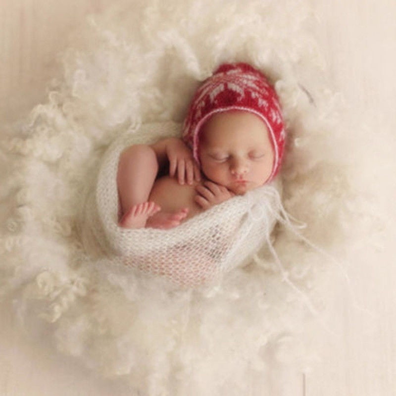 Newborn Baby Photography Props Soft Wrap Swaddling Clothes Wrapping Kids Photos 