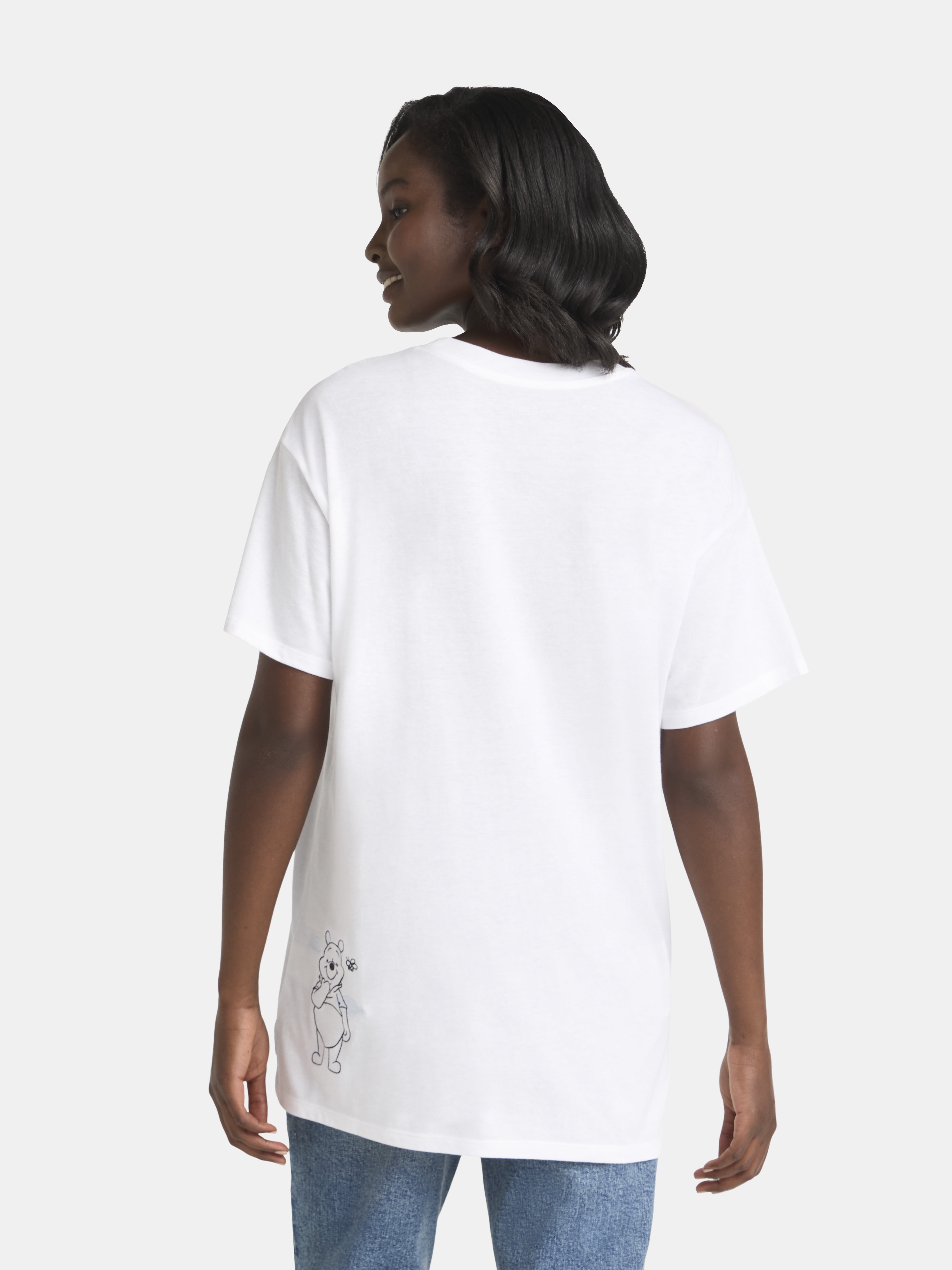 Winnie the Pooh Women's Graphic Tee with Short Sleeves, Sizes XXS-XXL