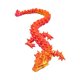 thumbnail image 4 of Decoración del escritorio de juguete de fidget de dragón de rosa estampado en 3D (oro rojo), 4 of 6
