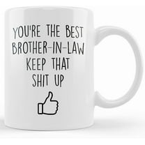 Best Brother In Law Mug, Best Brother In Law Gift, Worlds Best Brother In Law Gifts, Best Brother In Law Ever Gifts, Gift For Brother In Law, Ceramic Novelty Coffee Mug, Tea Cup, Gift Pr