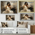 thumbnail image 4 of Designart "Latin Celebration with Salsa Fiesta Music" Entertainment Framed Wall Art - Vintage White Music Bedroom Framed Canvas Wall Art, 4 of 6