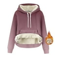thumbnail image 6 of cocolona Hoodies for Women Winter Warm Fleece Hoodies Fashion Gradient Color Long Sleeve Pullover Sweatshirts, 6 of 7