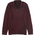 thumbnail image 1 of Alfani suéter de punto con cremallera completa para hombre, rojo, grande, 1 of 1