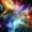 Multicolor, variant on Manfei Purple Blue Celestial Nebula 7-Piece Twin Bedding,Sparkling Stars Print Bedding Comforter Set,Black Reversible