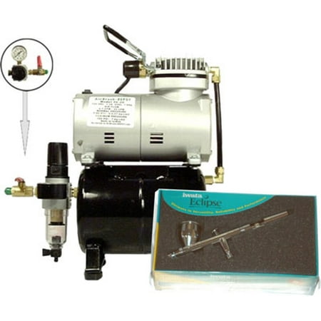 Iwata Compressor - Iwata ECL4500 Airbrush Kit with Tank Compressor