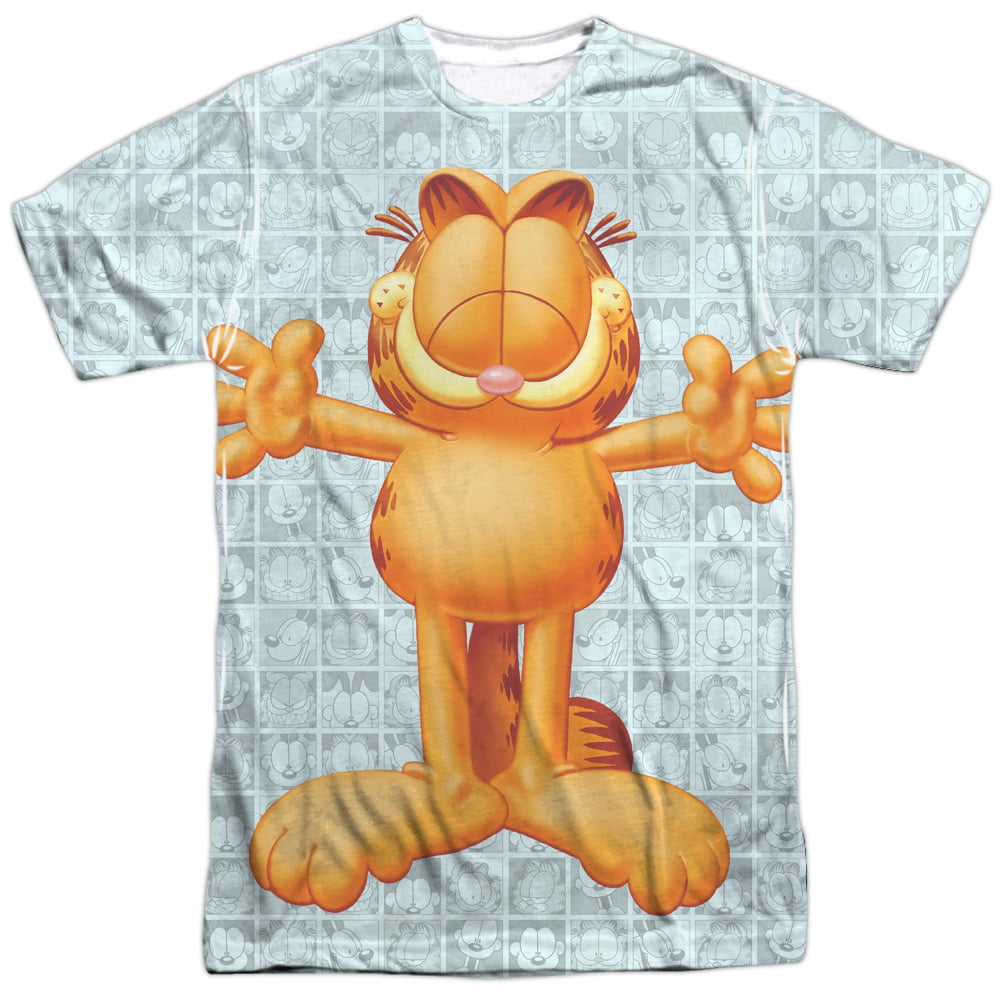 Garfield Comic Strip Cartoon Movie TV Series Free Hugs Adult Front Print  T-Shirt 