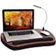 thumbnail image 3 of Sofia + Sam Oversized Memory Foam Lap Desk with Detachable USB Light (Black) - Supports Laptops Up to 17 Inches, 3 of 3