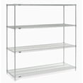 thumbnail image 2 of Nexel Wire Shelving, Poly-Z-Brite, 54"W X 18"D X 86"H, 2 of 4