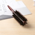 thumbnail image 5 of Yucurem 3 Sizes Anti Static Wood Bristle Hair Round Brush Hairdresser Styling, 5 of 10